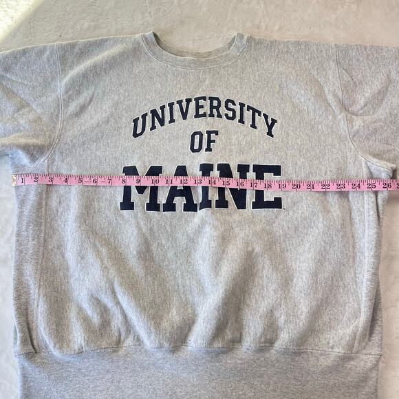 University of Maine vintage The Cotton Exchange mens size XL gray Sweatshirt - Picture 7 of 7